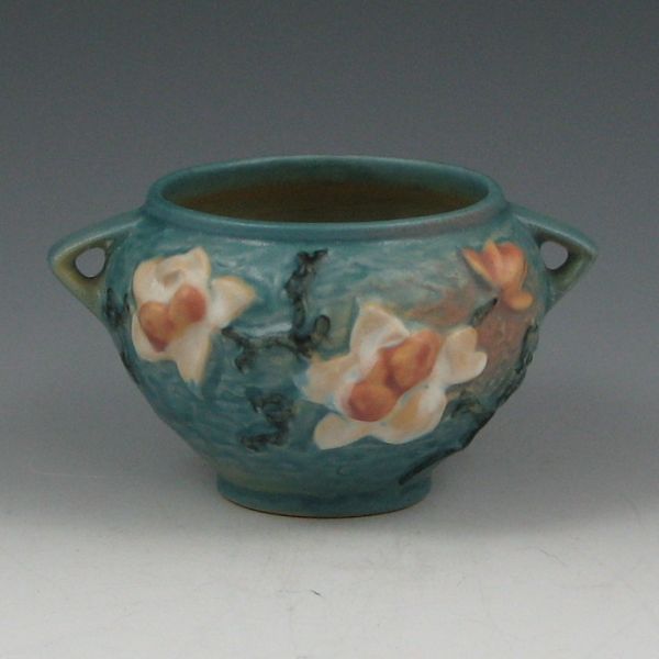 Appraisal: Roseville Magnolia blue jardiniere Marked Roseville USA - Mint wide