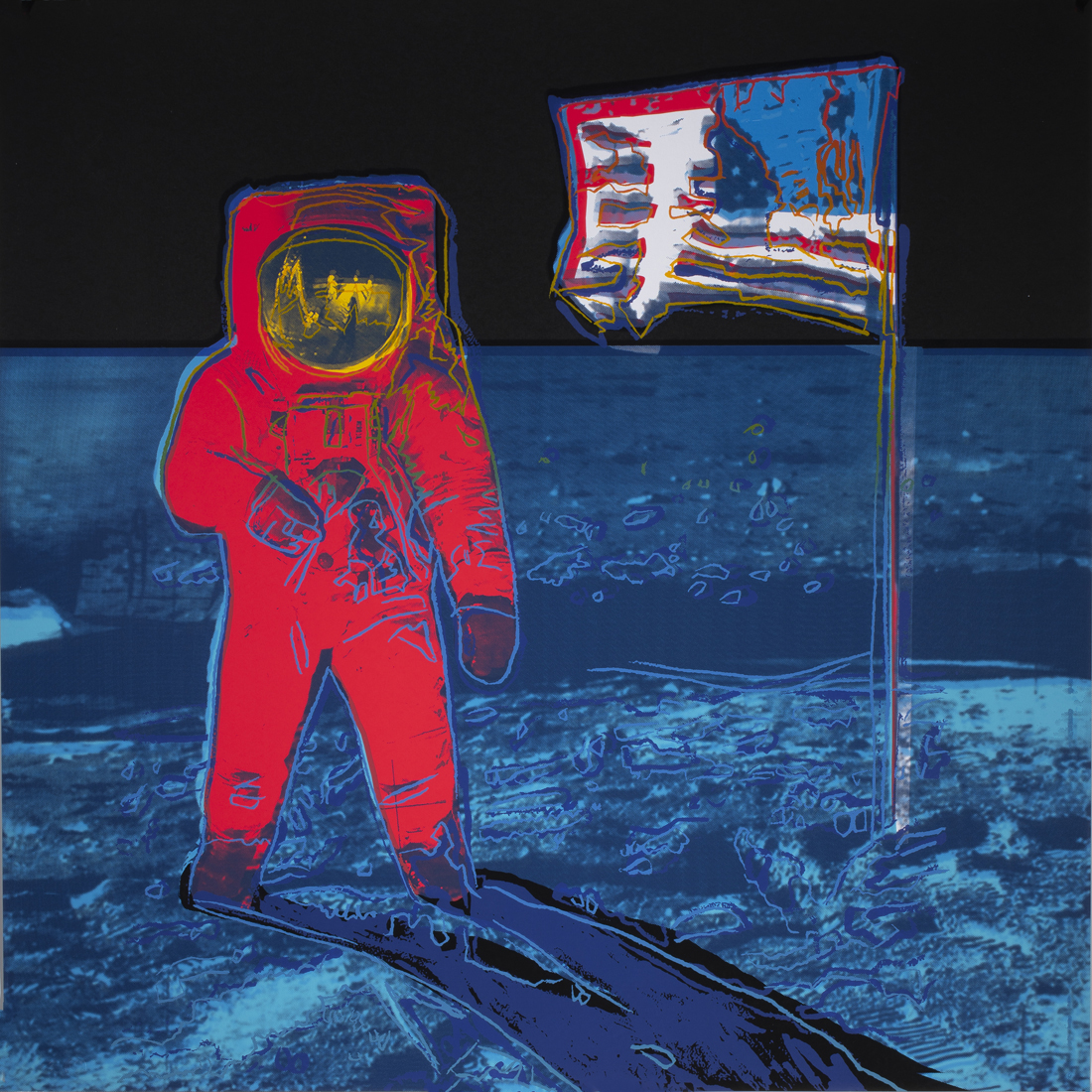 Appraisal: PRINT AFTER ANDY WARHOL After Andy Warhol American - Moonwalk