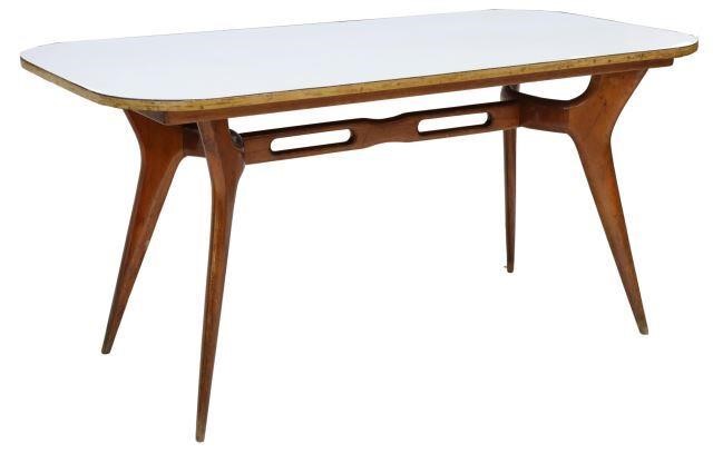 Appraisal: Italian mid-century modern dining table attributed to Ico Parisi Italian