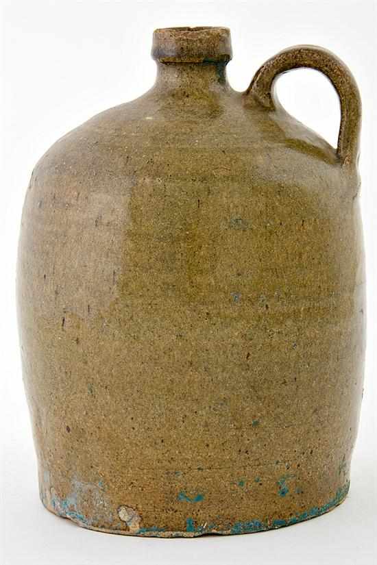 Appraisal: Edgefield Southern stoneware jug by B F Landrum Edgfield South