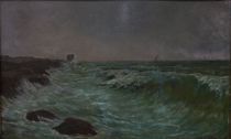 Appraisal: Jacob S Royer American - Moody Seascape Oil on board