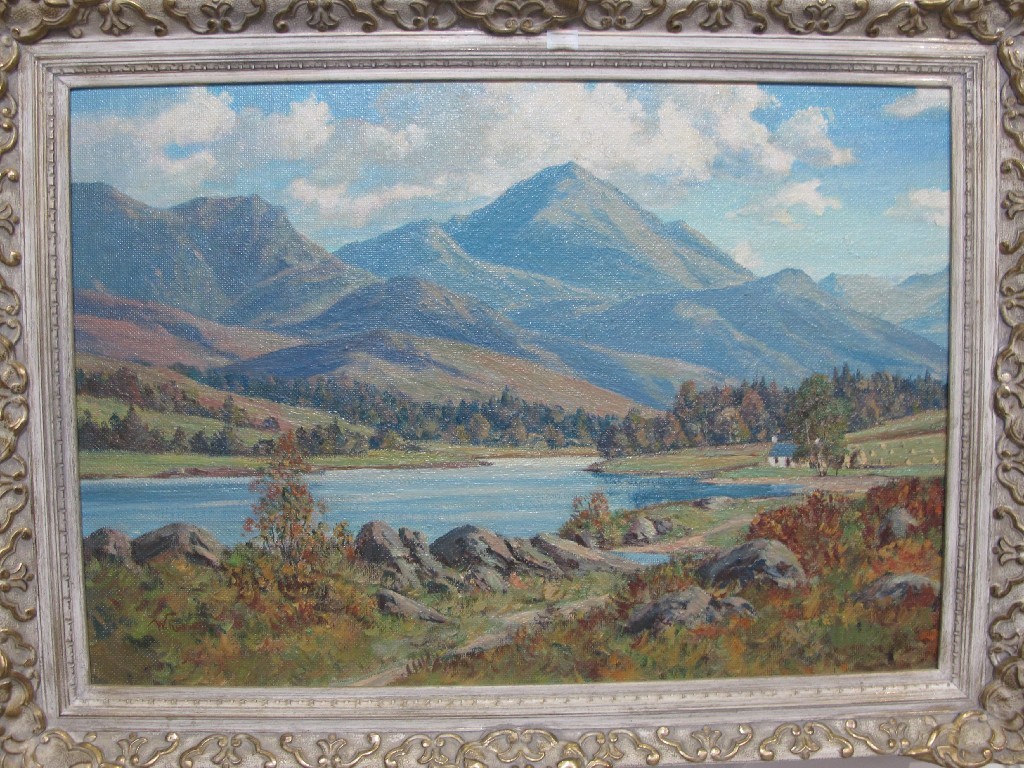 Appraisal: WILLIAM RUSSELL Oil on board 'Loch Voil' signed recto and