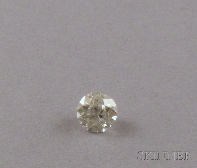 Appraisal: Unmounted Old European-cut Diamond cts fractured