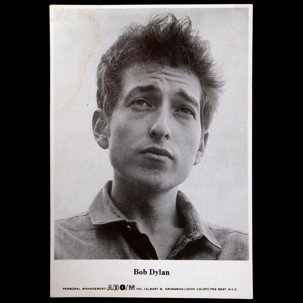 Appraisal: Bob Dylan promo photo A x Bob Dylan promo photo