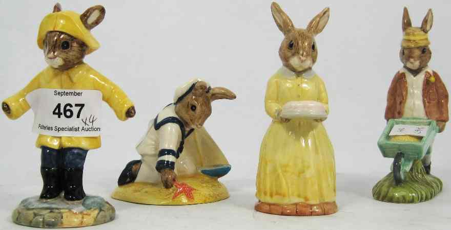 Appraisal: Royal Doulton Bunnykins Figures th Anniversary Bunnykins DB Gardener Bunnykins