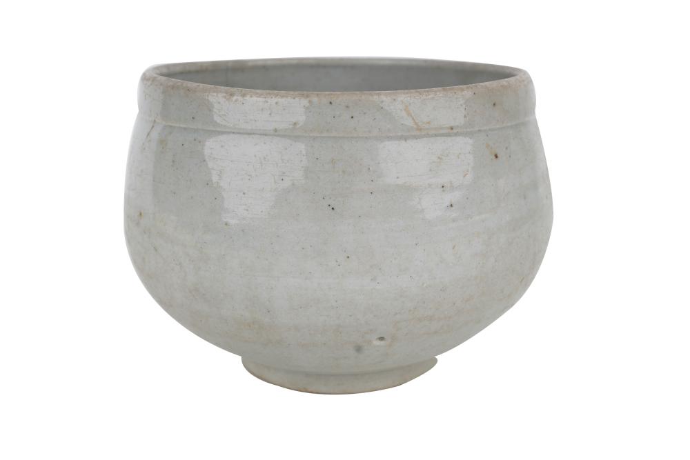 Appraisal: KOREAN GLAZED CERAMIC BOWL inches wide inches high Condition