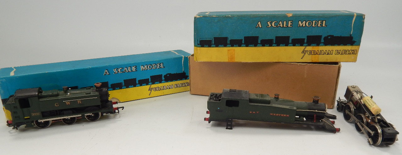 Appraisal: A Graham Farrish Prairie locomotive with A Scale one other