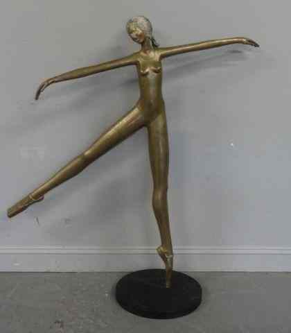 Appraisal: MIHAILESCU-NASTUREL Monyo Simon Bronze BallerinaSigned on base ''Monyo '' Monyo