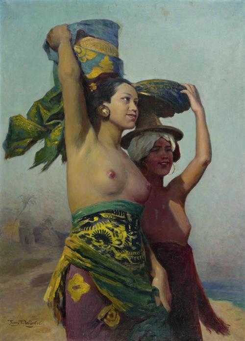 Appraisal: W RBEL FRANZ THEODOR Vienna - Berlin Two young Oriental