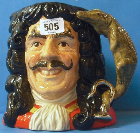 Appraisal: Royal Doulton Large Character Jug Captain Hook D Jug of