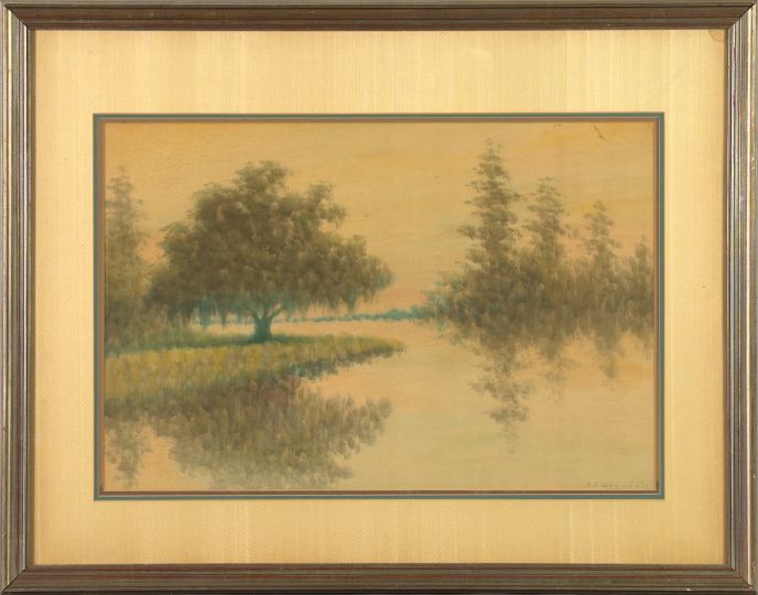 Appraisal: Alexander John Drysdale American New Orleans - Bayou Landscape with