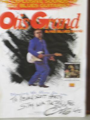 Appraisal: A coloured poster for Otis Grand and his Blues band