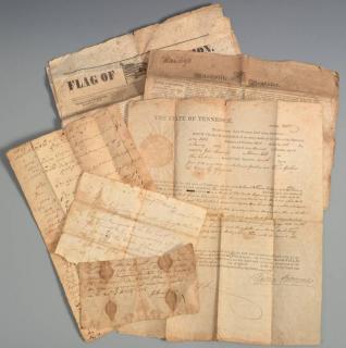 Appraisal: Early Knox Co TN document archive relating to TN Militia