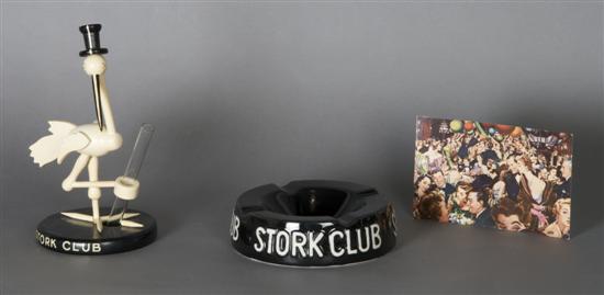 Appraisal: A Collection of Decorative Articles The Stork Club New York