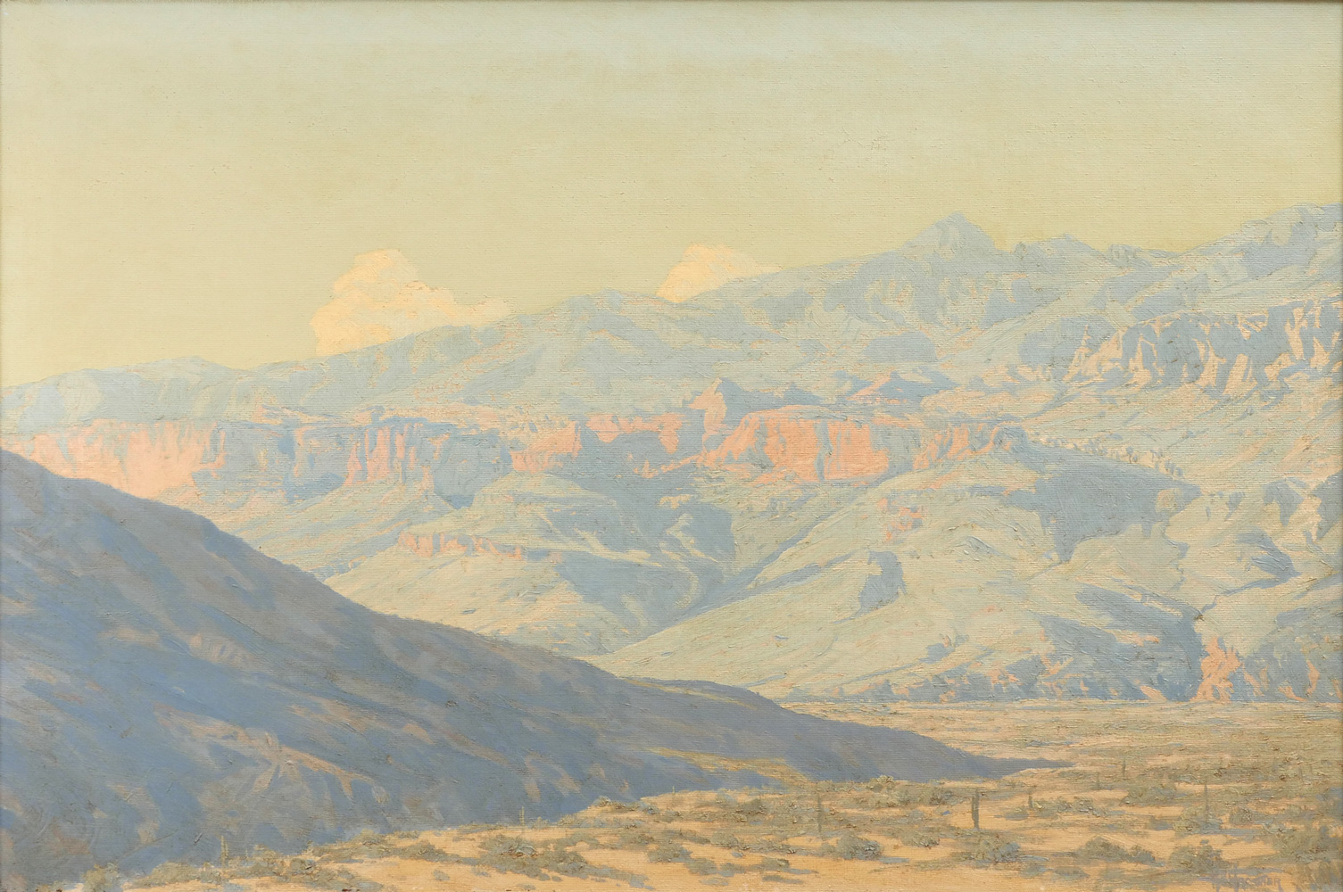 Appraisal: WAGONER Harry American - ''Along the Apache Trail'' Oil Canvas