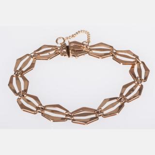 Appraisal: A kt Yellow Gold Bracelet Total weight dwt Bracelet length