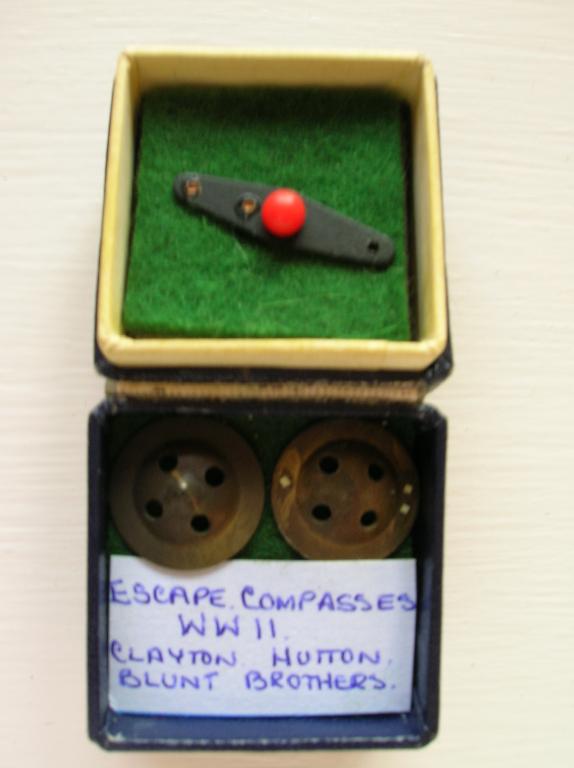 Appraisal: Three very rare British WWI RAF escape kit compasses two