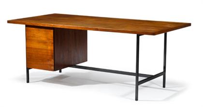 Appraisal: UNKNOWN third quarter of th century Desk Walnut slab rests