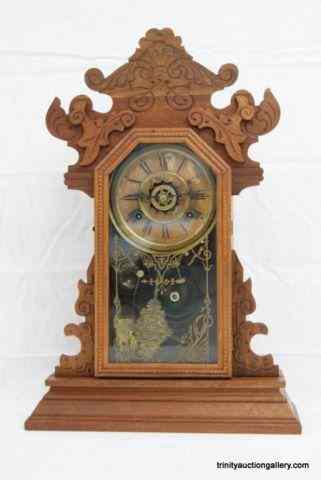 Appraisal: Antique c Waterbury ''Laneway'' Mantle ClockProduced by Waterbury Clock Company