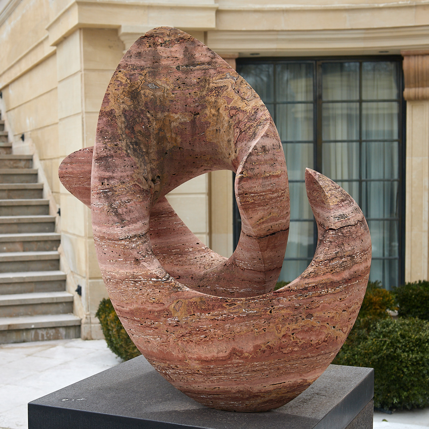 Appraisal: MARK GERO ATTRIB OUTDOOR MARBLE SCULPTURE Attributed to Mark Gero