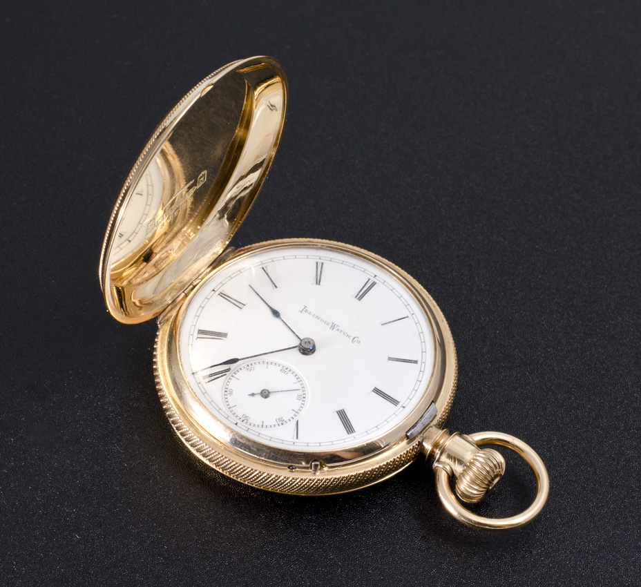 Appraisal: K YELLOW GOLD ILLINOIS HUNTER CASE POCKET WATCH Circa size