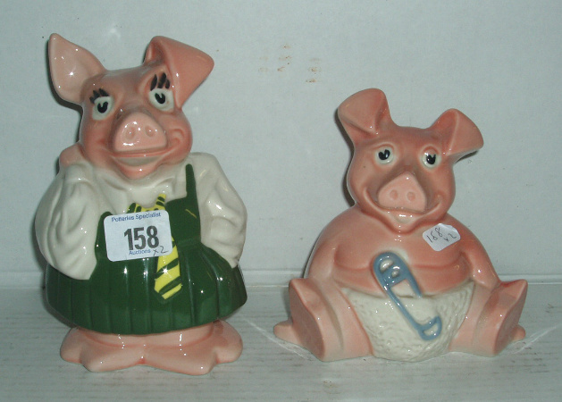 Appraisal: Natwest Pigs Woody Annabel with Originl Stopper