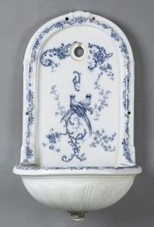 Appraisal: English Porcelain Wall Fountain early th c by Cauldon with