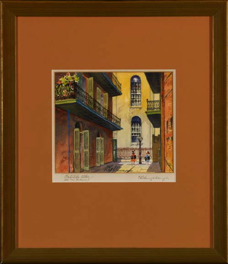 Appraisal: Charles Oglesby Longabaugh American New Orleans - Cabildo Alley Old