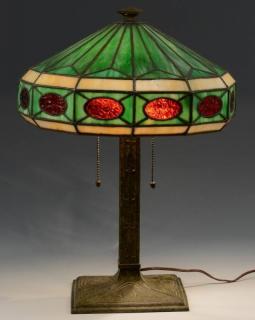 Appraisal: Arts Crafts Table Lamp poss Handel Arts Crafts table lamp