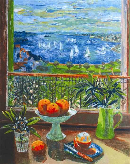 Appraisal: Margaret Olley born Still Life and Rushcutters Bay screenprint signed