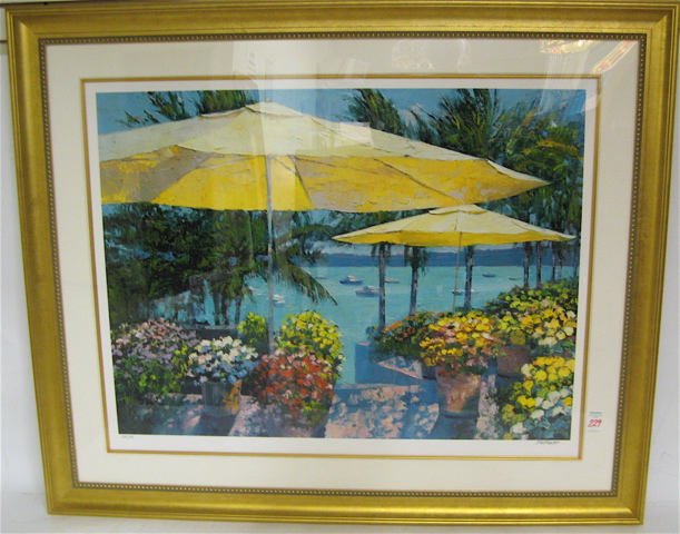 Appraisal: HOWARD BEHRENS GICLEE ON CANVAS enhanced by the artist American