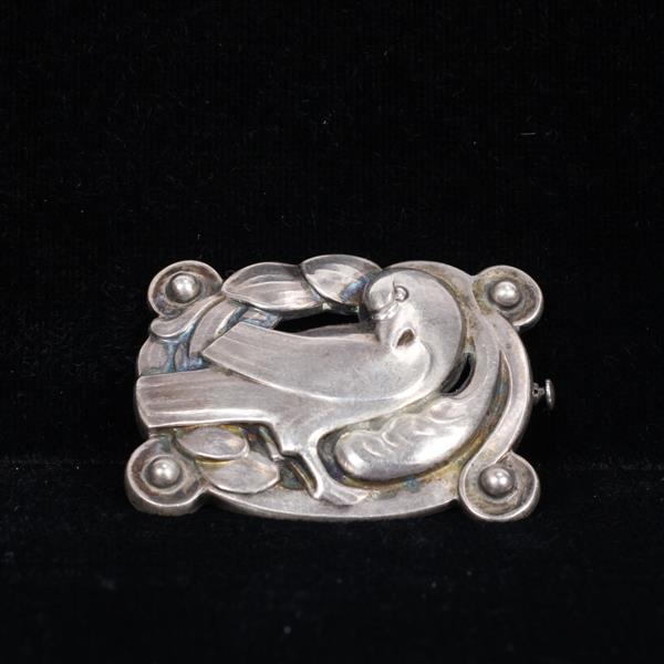 Appraisal: Georg Jensen Sterling Silver Bird Pin W