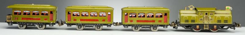 Appraisal: Set includes No electric locomotive with a hand reverse It