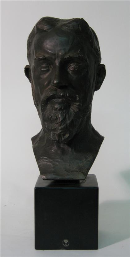 Appraisal: After Fran ois-Auguste-Ren Rodin terracotta bust