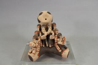 Appraisal: Jemez New Mexico Figural Pottery Sculpture Jemez New Mexico Figural