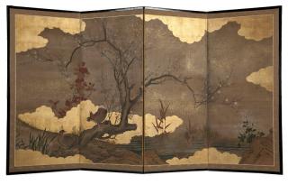 Appraisal: A Japanese four Late Meiji Period late th early th