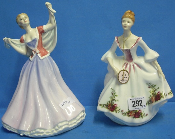 Appraisal: Royal Doulton Figures June HN and Country Rose HN