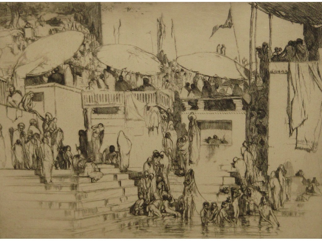 Appraisal: ERNEST STEPHEN LUMSDEN Etching 'F