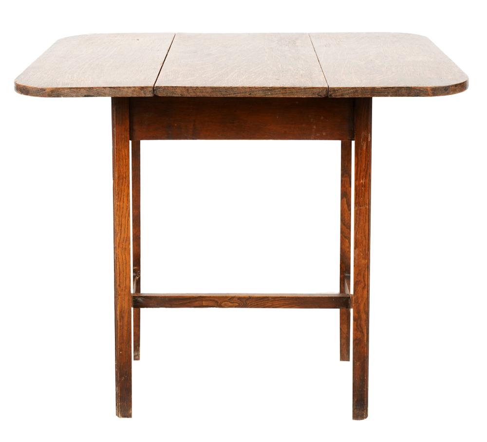 Appraisal: SMALL OAK DROP LEAF TABLEProvenance The Estate of Charles Hackett