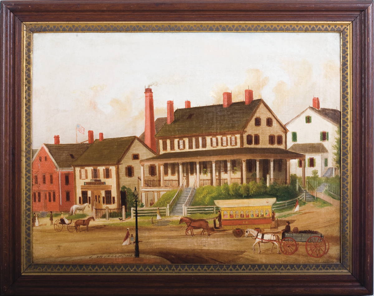 Appraisal: THE STEPHEN SMITH HOUSE LYNN MASSACHUSETTS Depicted at the corner