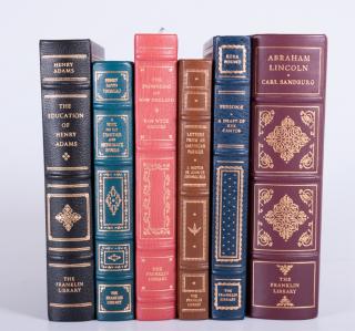 Appraisal: The Franklin Library Leather Bound Books Six Six leather bound