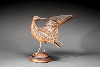 Appraisal: Wing Eddie Wozny b Cambridge MD A life-size long-billed curlew