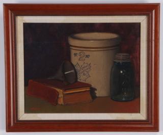 Appraisal: John Neumann signed O c still life Late th century