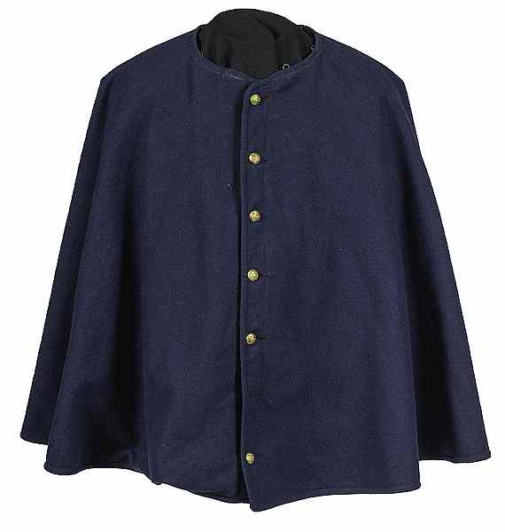 Appraisal: Indian War Cape for Over Coat Detachable cape with eyelets