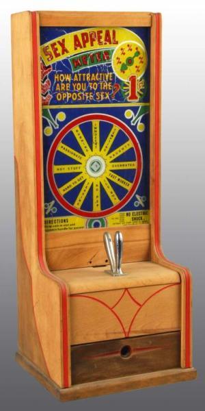 Appraisal: Sex Appeal Meter -Cent Coin-Op Arcade Machine Description Electric Minor