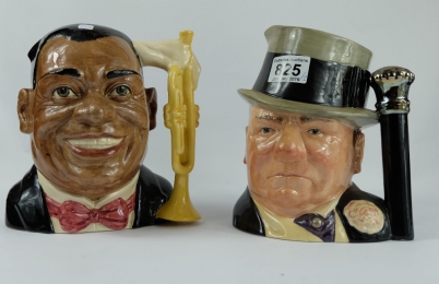 Appraisal: Royal Doulton Large Character Jug W C Fields D and