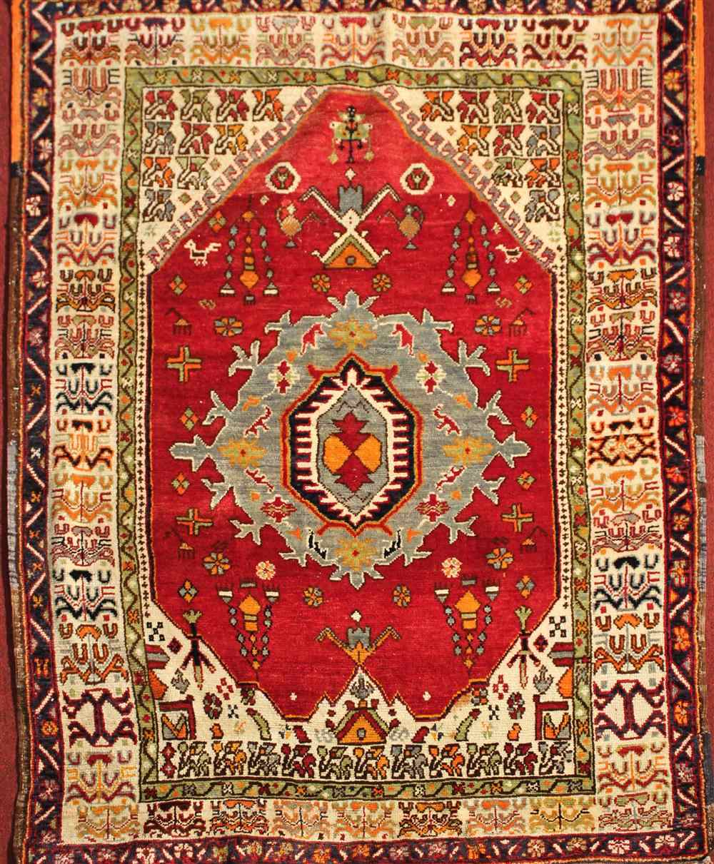 Appraisal: OUSHAK RUG approx ' '' x ' '' retail tag