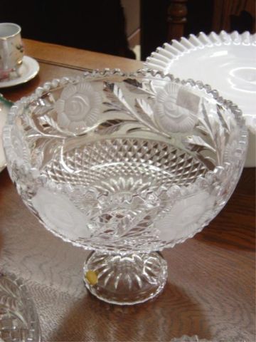 Appraisal: CRYSTAL COMPOTE