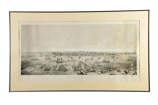 Appraisal: VIEW OF BOSTON IN BY EDWIN WHITEFIELD ENGLAND AMERICA -