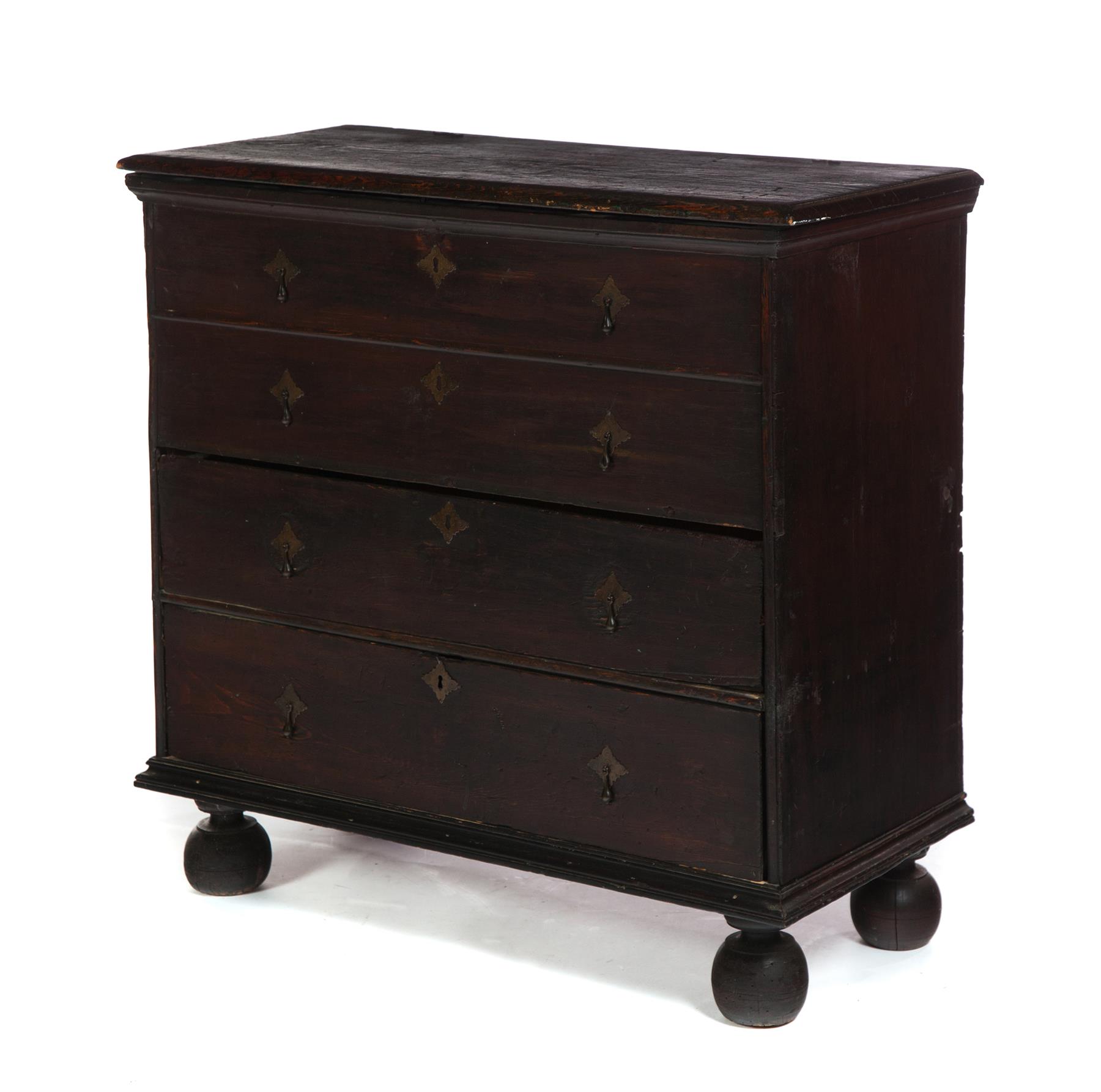 Appraisal: QUEEN ANNE MULE CHEST American or English mid th century